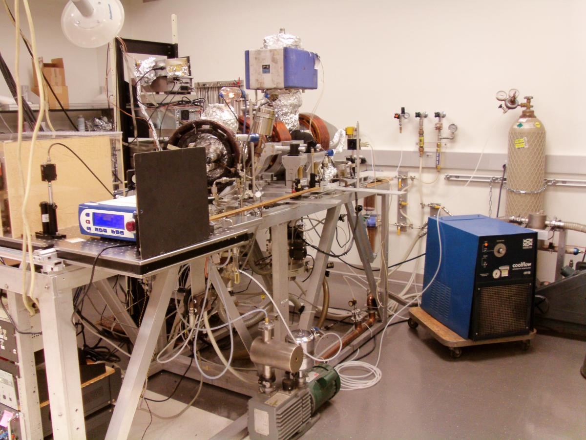 Joan Dreiling's experiment setup