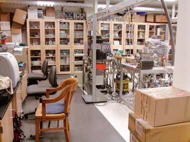 Basement of Brace Lab