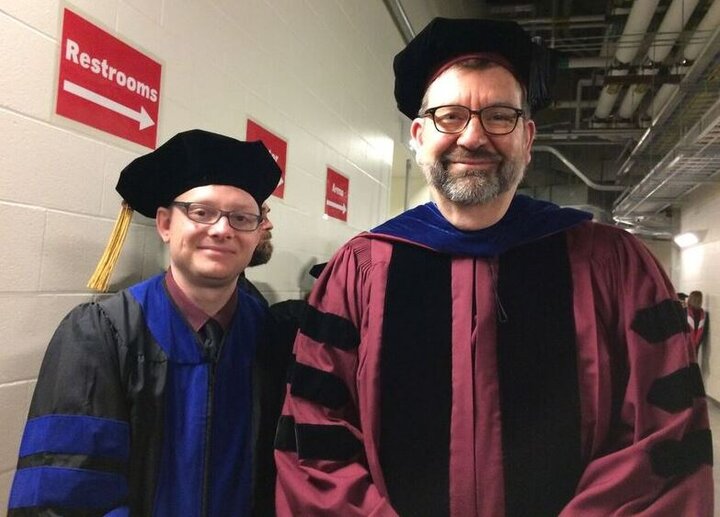 Dr. Nathan Clayburn has officially completed his Ph.D.! Congratulations!